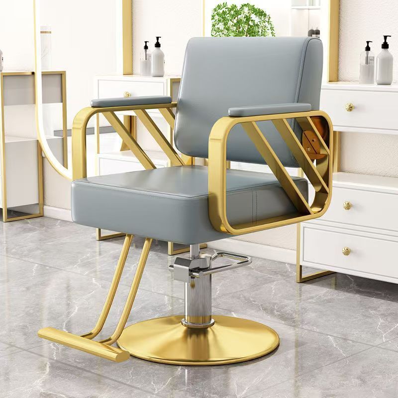 Hairdressing shop special chair hair salon special hair cutting stool classy hairdressing perm and dyeing area adjustable seat hairdressing chair
