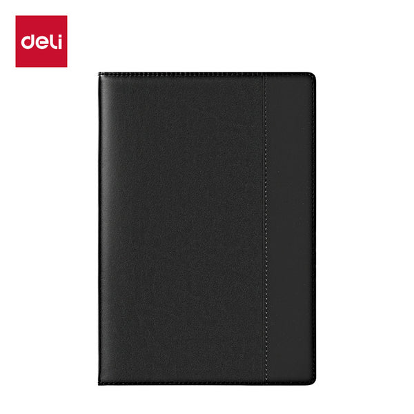 Deli 7922 Business Notepad 32K Diary, Book Leather Book Conference Book Office Stationery Notebook