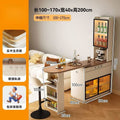 0.8*0.4 dining cabinet + 1 bar table [high cabinet on the right without stools]