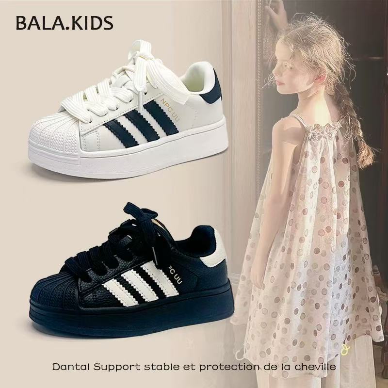 Girls' shell toe sneakers - new  spring/autumn collection - breathable, versatile casual sports shoes for students (sizes for mid-to-large children)