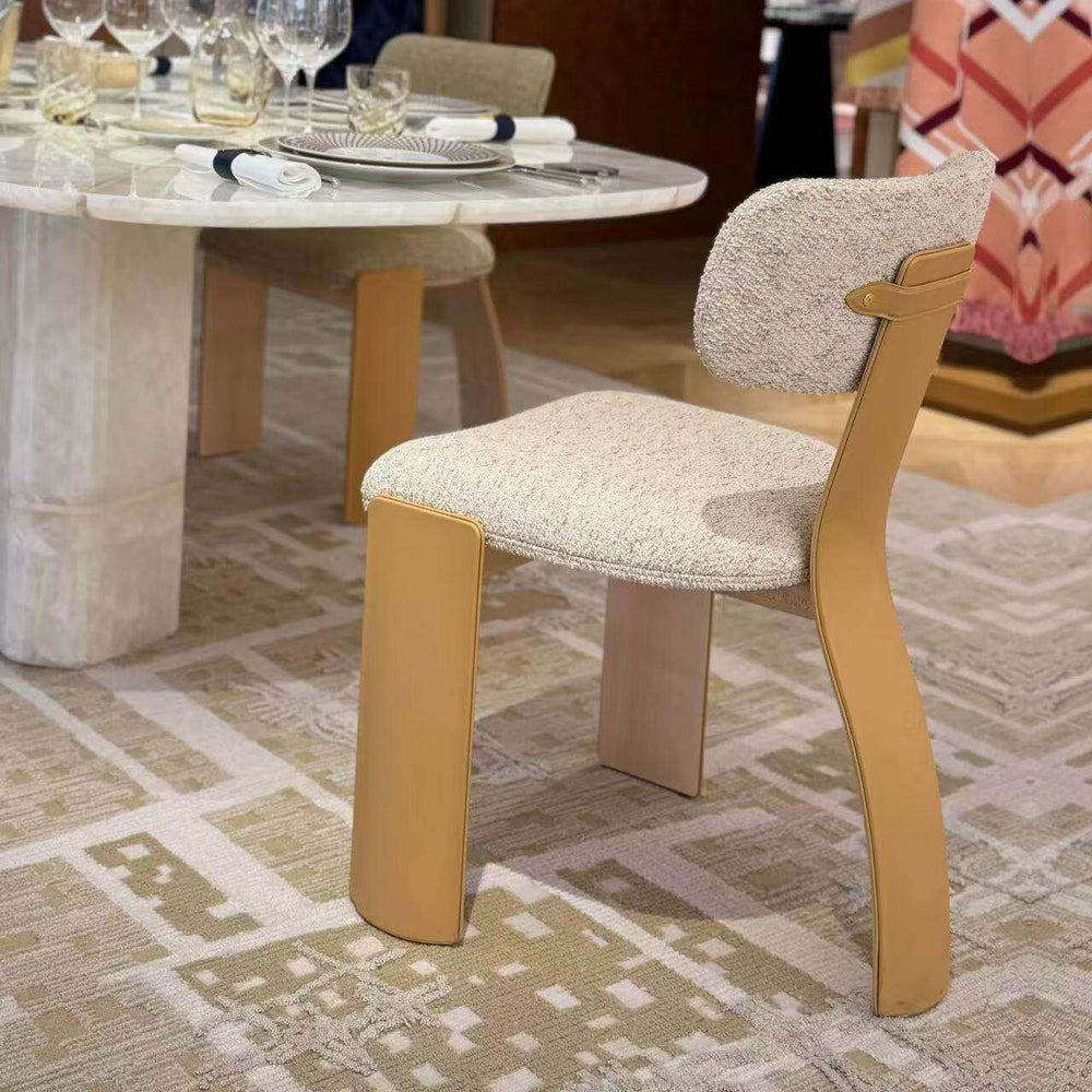 Designer chair dining chair italian minimalist chair bauhaus retro home dining chair modern minimalist negotiation