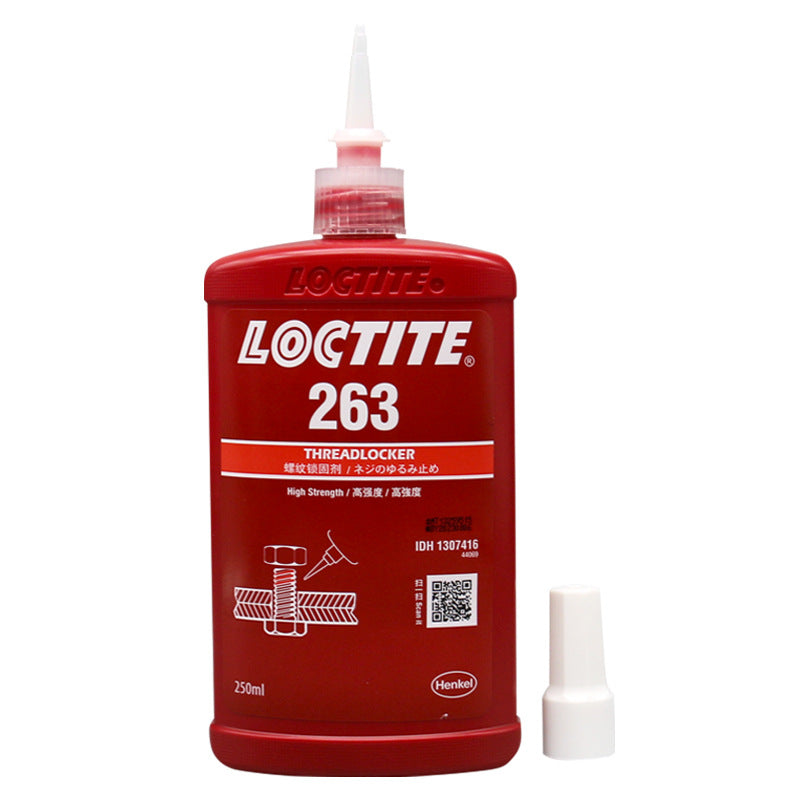 Henkel Loctite 263 high temperature resistant and anti-elastic metal pattern locking agent 648 screw sealing environmentally friendly anaerobic glue