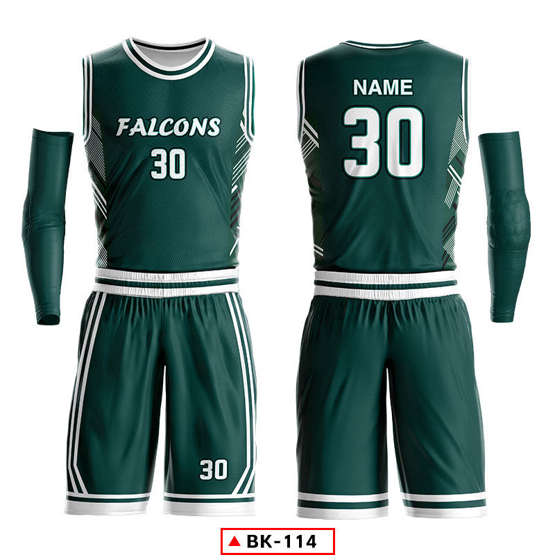 2024 new basketball jersey suit men's custom college student sports training game jersey American basketball jersey printing