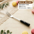 304 food grade stainless steel twisted fruit fork set creative colorful storage cup ceramic cup holder wholesale
