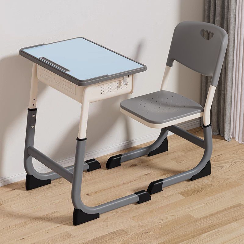Adjustable height, thickened children's study desk - ideal for elementary and middle school tutoring classes, writing, and school use