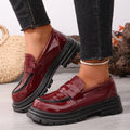 spring new arrival: plus-size chunky sole loafers for women (sizes 35-43). wholesale available. dropshipping to  and