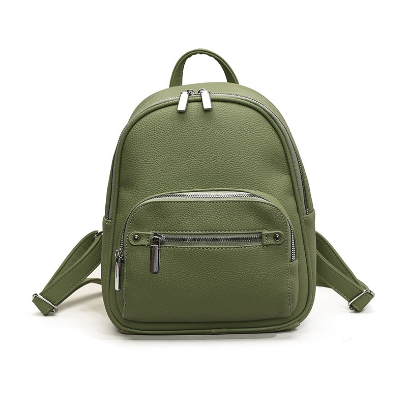 Small backpack women 2025 new women's versatile backpack fashion backpack light luxury mommy travel backpack