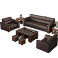Office sofa coffee table minimalist reception area office sofa three-seater set living room small apartment