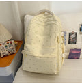 Japanese ginkgo leaf high-value backpack - stylish school bag for middle and high school students, women's casual, fresh, sweet, and large capacity backpack
