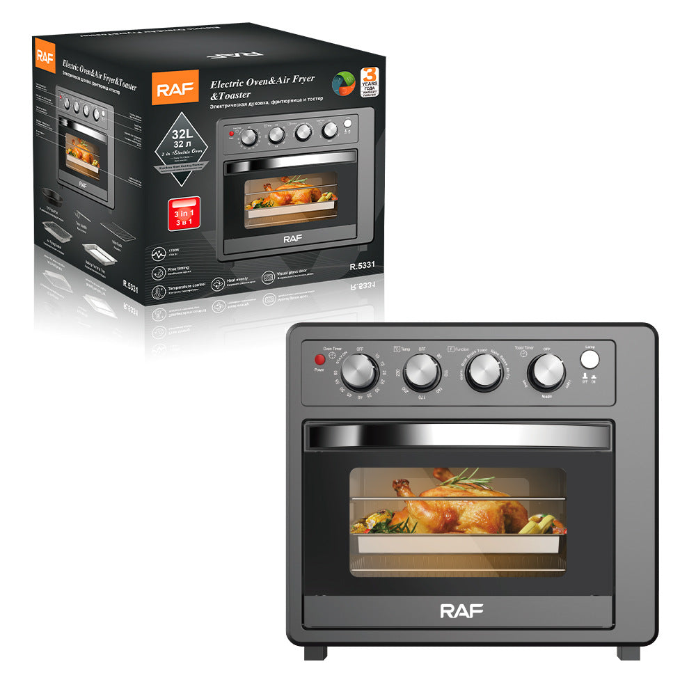Raf european standard cross-border large-capacity oven for home high-power three-in-one multi-function air fryer 32l
