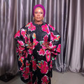 Aliexpress   summer hot selling printing robe fashionplus size african women's dress comes with headscarf