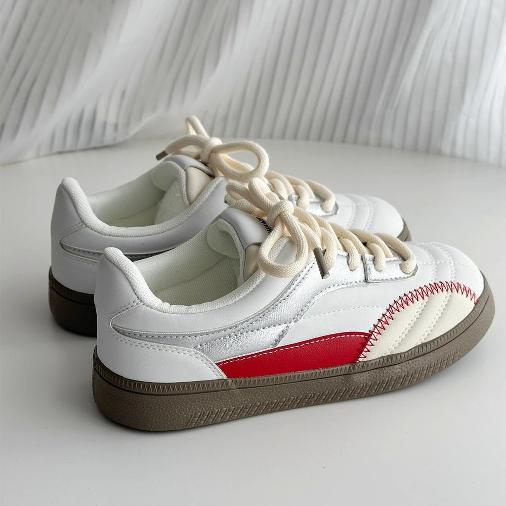 2026 summer new arrivals: unique designer sneakers for women - perfect with skirts, white canvas shoes, versatile student style, athletic & casual footwear