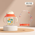 Big kids' tritan sippy cup - durable, drop-resistant bottle for ages 1-3+ - wide-neck straw cup for children