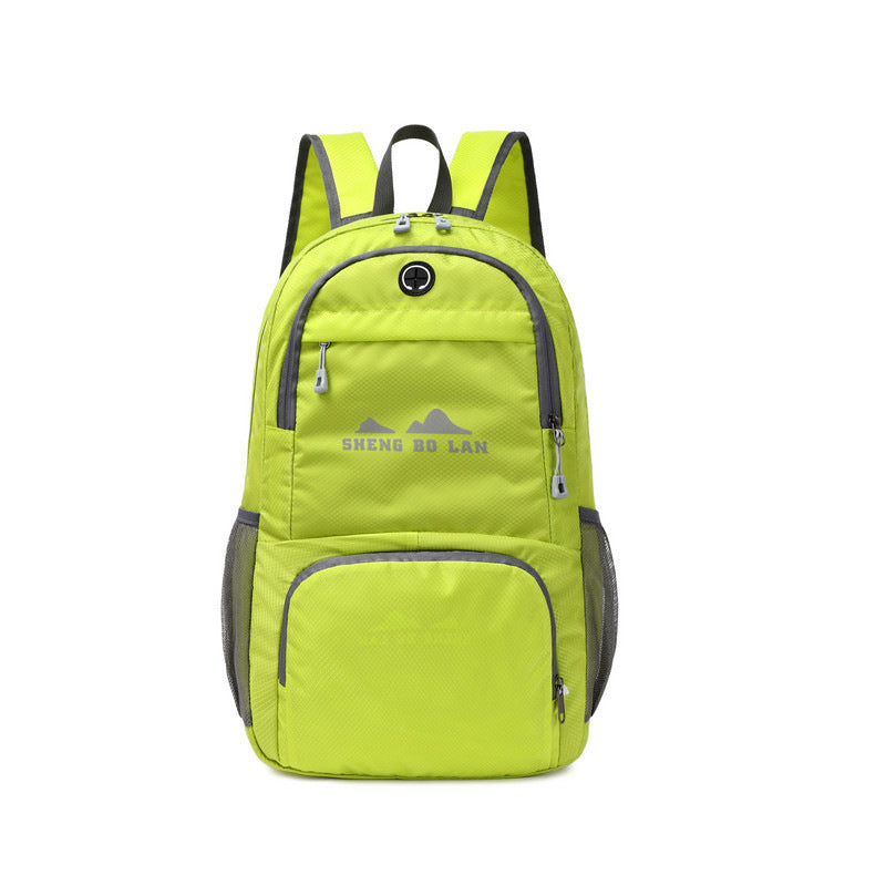 Sports and leisure bag wholesale new lightweight folding backpack leisure travel storage bag large capacity outdoor backpack