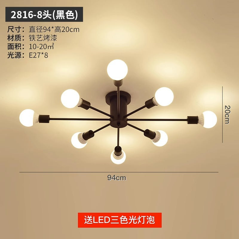 export european style living room chandelier post-modern casual three-head dining room master bedroom for home high-end scandinavian lamps
