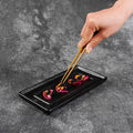 Japanese retro cuisine: instagram-worthy, high-end, creative frosted dessert plate, sashimi plate, restaurant pastry creative presentation