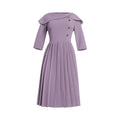 European and american independent station women's clothing   work clothing style pleated skirt waist slimming lookplus size african dress