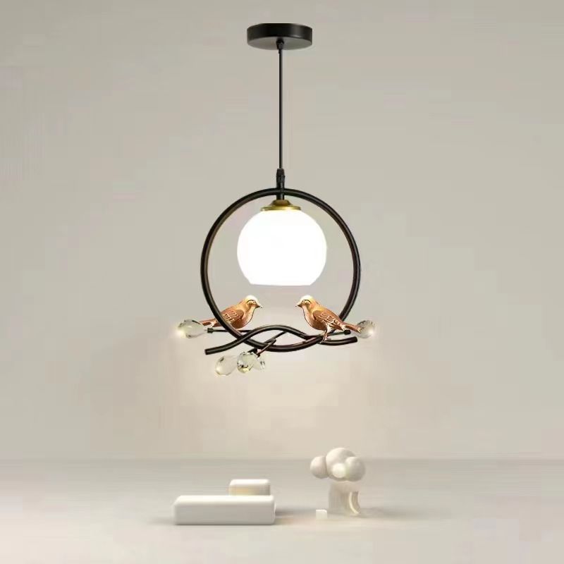 Hallway, aisle, entrance, bird chandelier, cloakroom, foyer, entrance lamp, for home, feng shui entrance chandelier