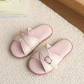 Women's flat sandals  summer new style sandals & slippers kids leather buckle beach shoes outdoor flip-flops