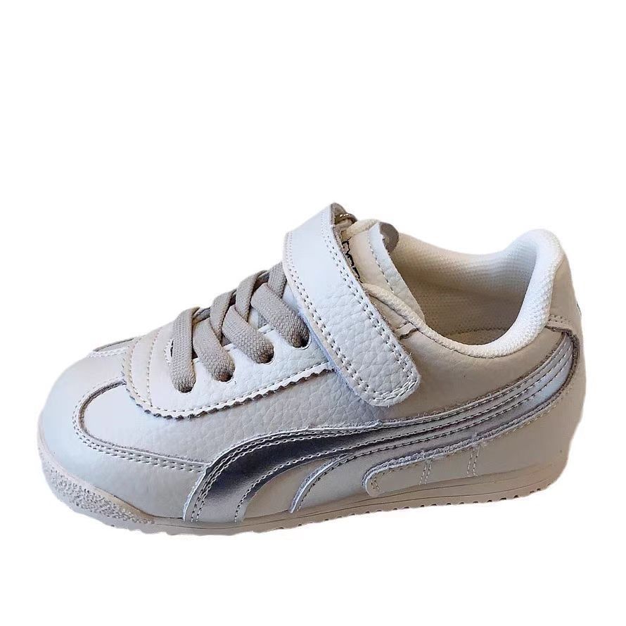 spring/autumn new children's soft-soled sneakers, anti-slip lightweight casual shoes for mid-to-large children, trendy "eggshell" shoes, popular online style