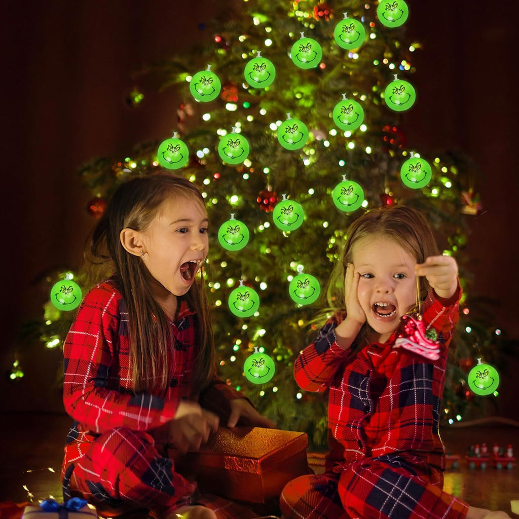 2024 new LED grinch light string indoor cartoon atmosphere decorative lights christmas lights flash string