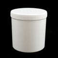 High temperature resistant 1l/1000ml food grade solder paste barrel facial mask powder plastic barrel sealed jar with screw mouth and inner pad