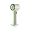 26 cross-border new portable fan semiconductor cold compress desktop stand light sound outdoor high wind handheld small fan