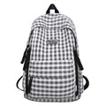 Wholesale women's backpack - fresh & chic school backpack for middle and high school students - plaid design, large capacity, new 2025 collection
