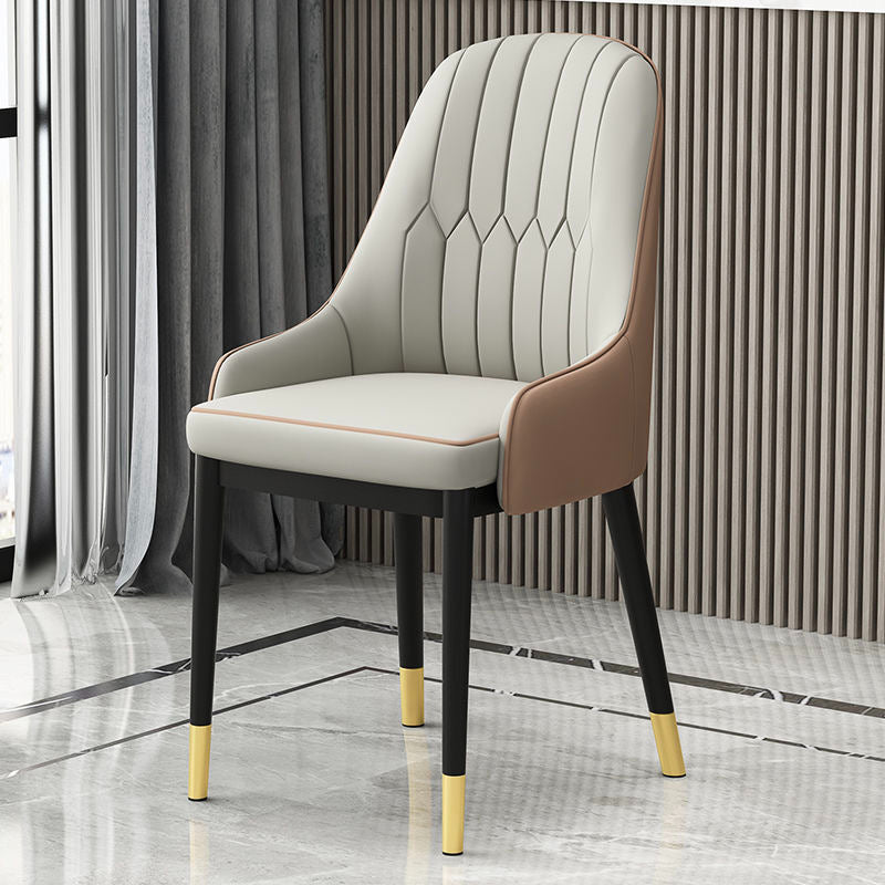 Nordic dining chair - modern minimalist design for home, premium quality, light luxury backrest, casual dining chair, restaurant & cafe seating