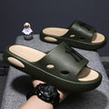 Trendy chunky platform men's slippers - eva detachable "cloud-like" comfort - summer outdoor wear - unisex slides - new 2025 wholesale