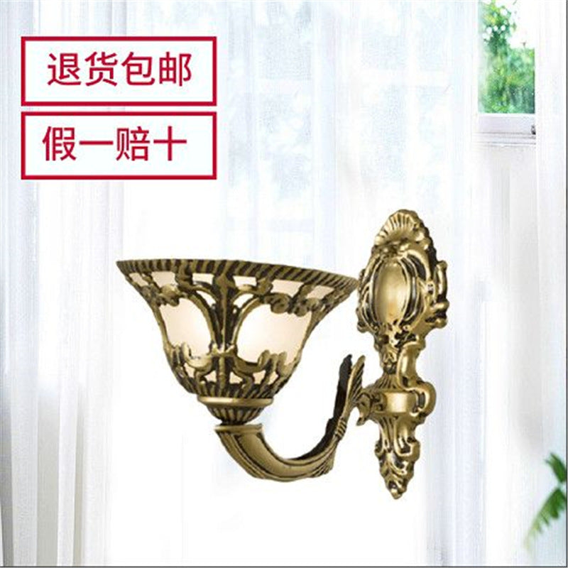 European style wall lamp bedroom bedside lamp living room led aisle wall light modern minimalist lighting fixture