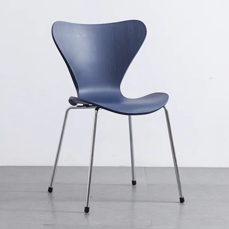 Backrest chair Modern simple casual ins Internet celebrity streamlined negotiation restaurant desk chair Home hotel dining chair