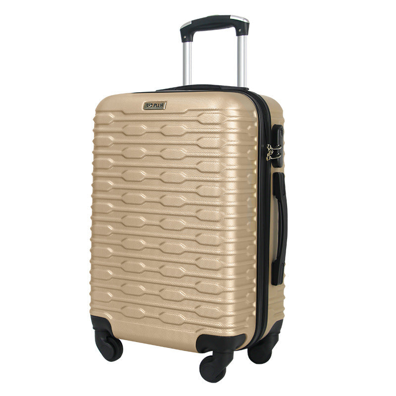 Cross-border special supply of ABS set trolley case, gift travel password box, waterproof and strong universal wheel boarding case factory