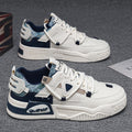 Men's 2025 new winter breathable mesh casual white sneakers - student, niche, original design, versatile, trendy athletic shoes