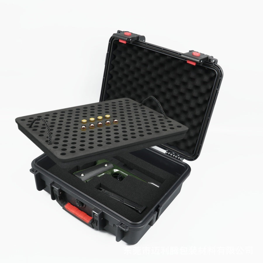 It is suitable for loading toy pistol hard case boxes and ammunition boxes, and can be used as a double-tray sub-magazine box protective box.