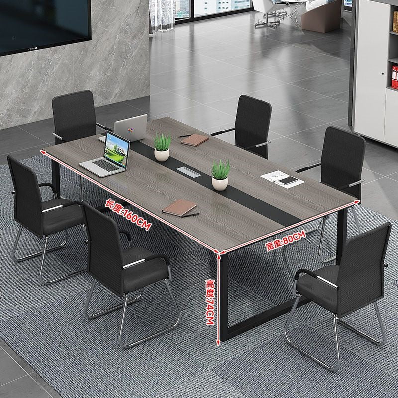 Conference table long table minimalist modern office desk and chair set conference room bench table workstation training station employee desk