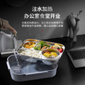 Food-grade extra large lunch box for work, microwaveable 316 stainless steel lunch box, student thermal insulation sealed box