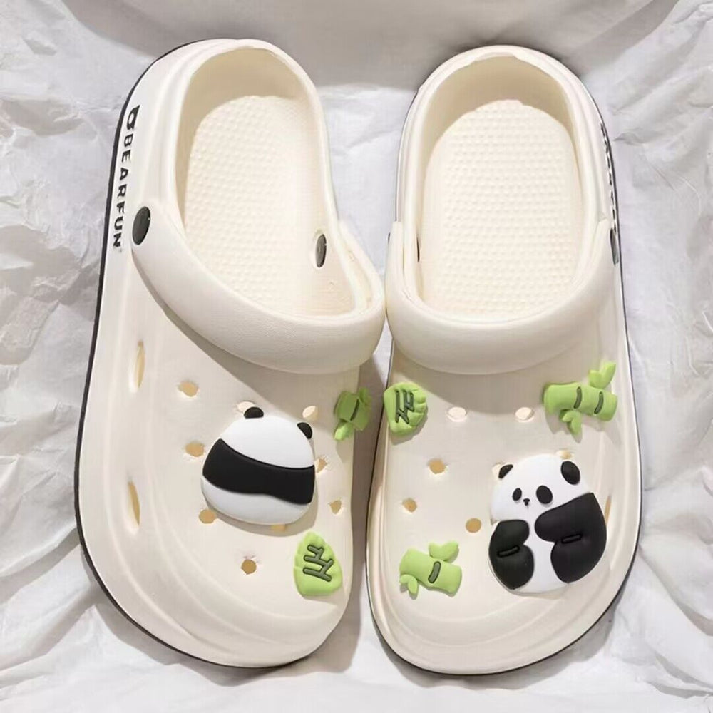 Crocs women's summer 2024 new arrival outwear beach seaside non-slip slippers nurse baotou step on shit sandals