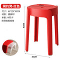 Scandinavian plastic chair thickenedfor home stool restaurant dining table chair casual desk study classy back chair bench