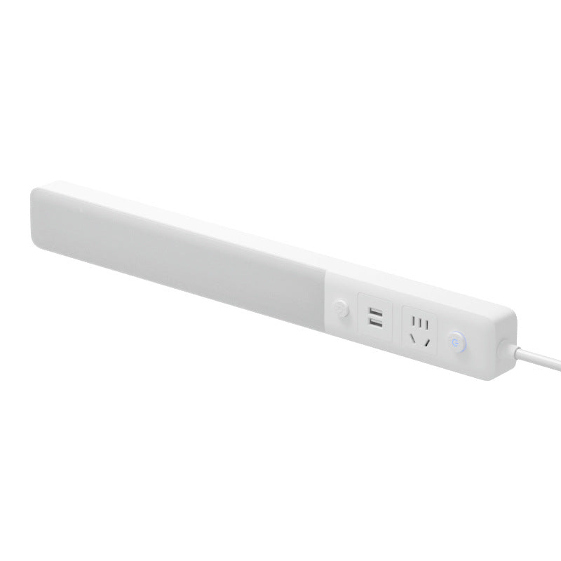 Cool led multifunctional socket desk lamp for college dorms - eye protection, magnetic attachment, study-focused, perfect for dorm rooms