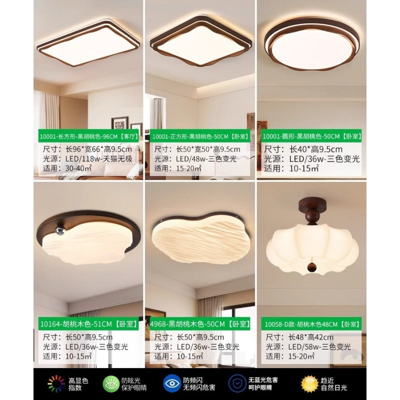 Circle of Light Living Room Main Light 2025 New Modern Simple Atmospheric Ceiling Light Zhongshan Lighting Whole House Package 1