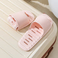 Hotel business trip foldable leaky slippers for women home indoor travel handy gadget bathroom non-slip quick-drying lightweight