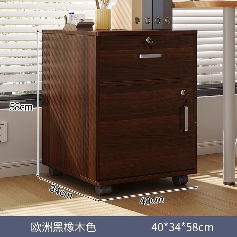 File cabinet table storage rack wooden side cabinet with lock storage cabinet storage cabinet office desk storage cabinet information cabinet
