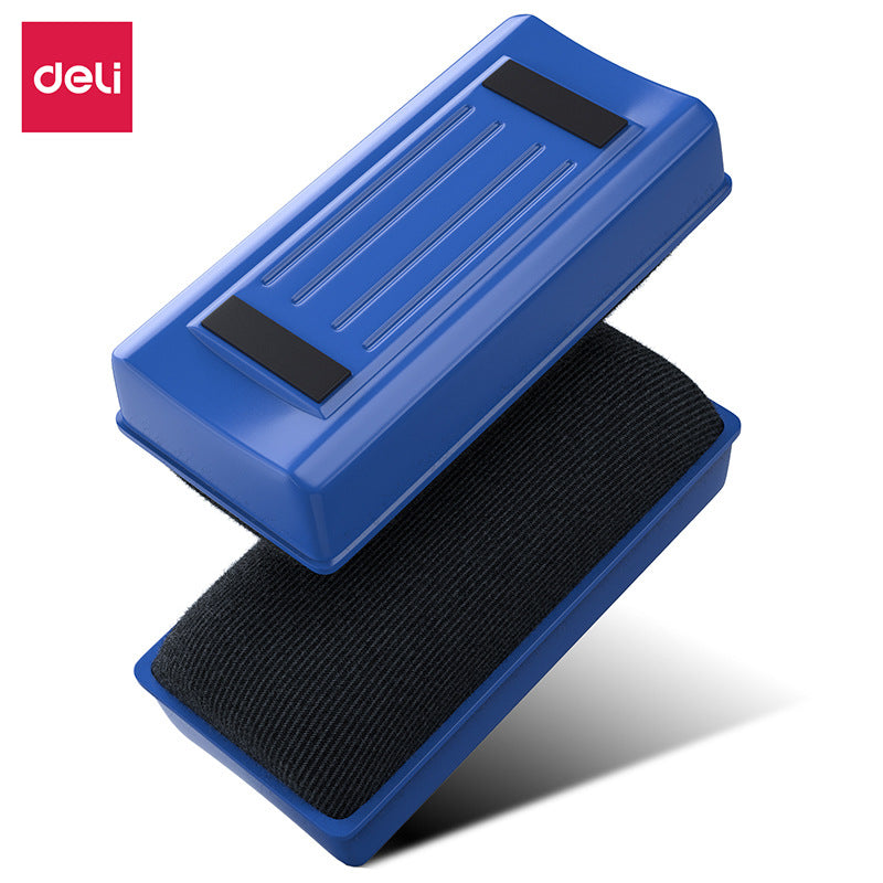 Deli 7837 Magnetic whiteboard eraser Blackboard eraser Glass whiteboard eraser Cleaning eraser Office stationery wholesale