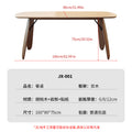 Second-hand style solid wood dining table frenchretro rectangular rock slab dining table exportaccessible luxuryclassy dining table
