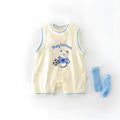 Summer romper baby boy sports vest jumpsuit sleeveless tank top infant summer outfit baby going out clothes