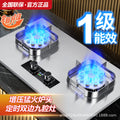 Gas stove double stove gas stove for home natural gas liquefied gas stove embedded stove fierce fire stainless steel
