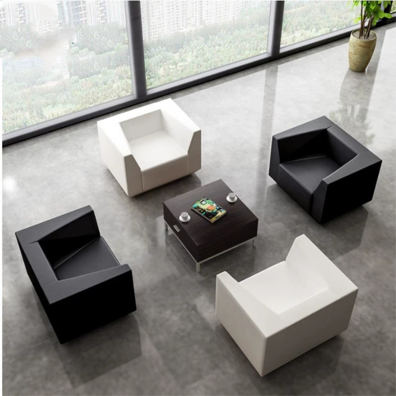 4s store office sofa customer business reception area reception room showroom negotiation small single three-person sofa
