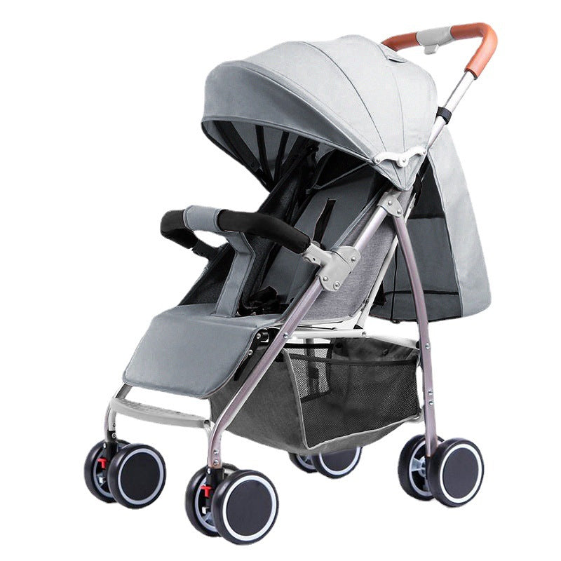 747c baby stroller high view can sit and lie down lightweight foldable shock absorber umbrella stroller kids four-wheel baby stroller