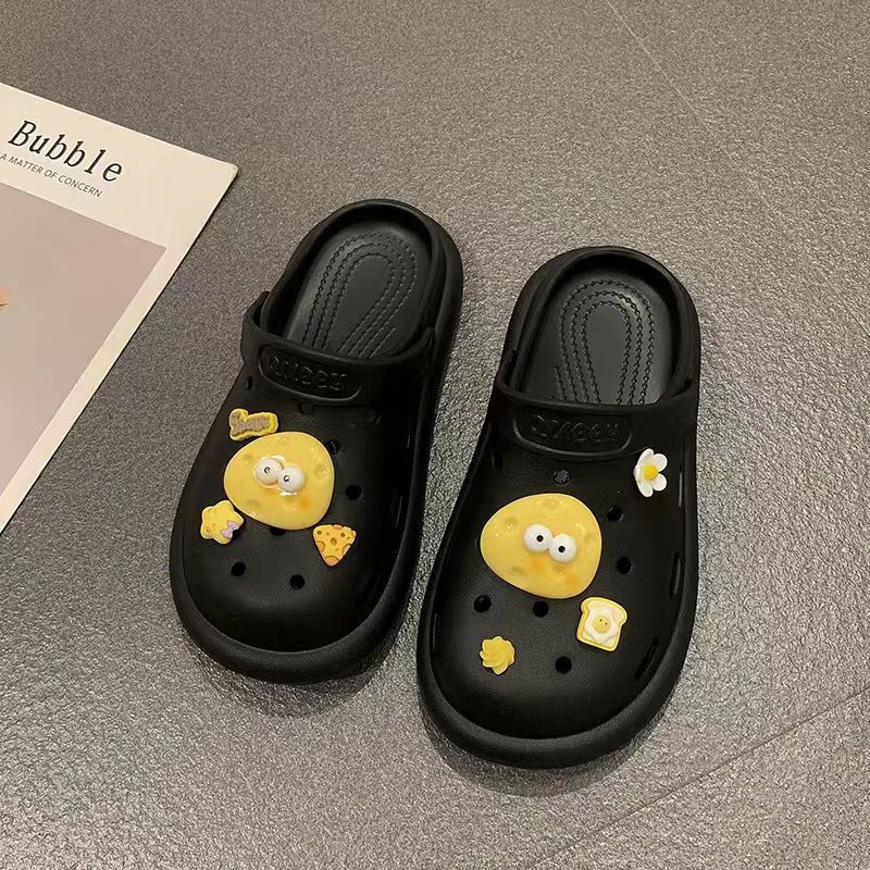 2023new arrival baotou slippers for women summer non-slip indoor home outwear popular beach hole sandals